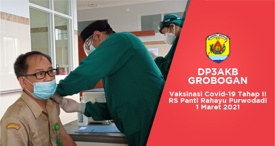 DP3AKB Grobogan divaksin Covid-19