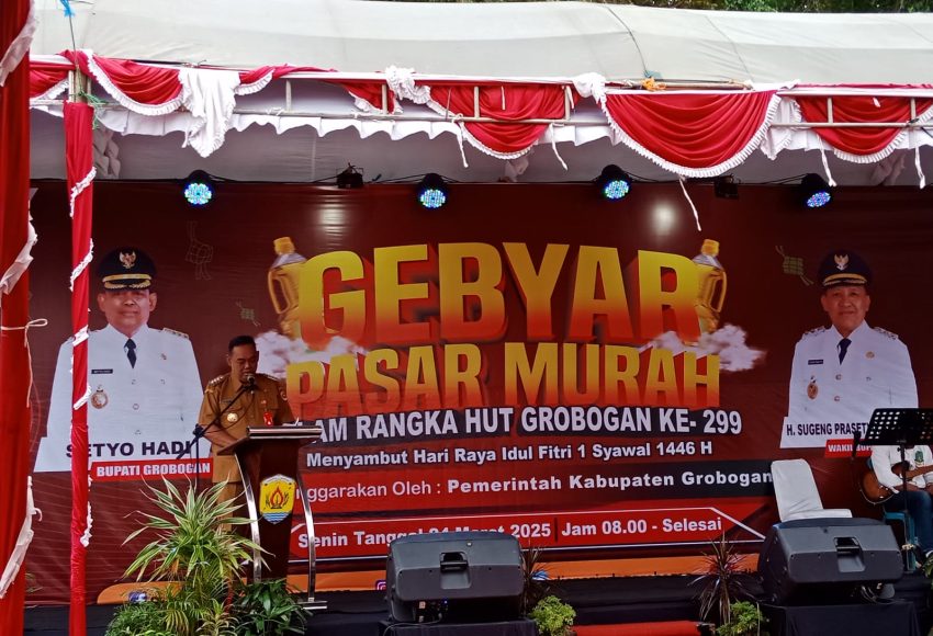 Gebyar Pasar Murah Dalam Rangka HUT Grobogan ke 299