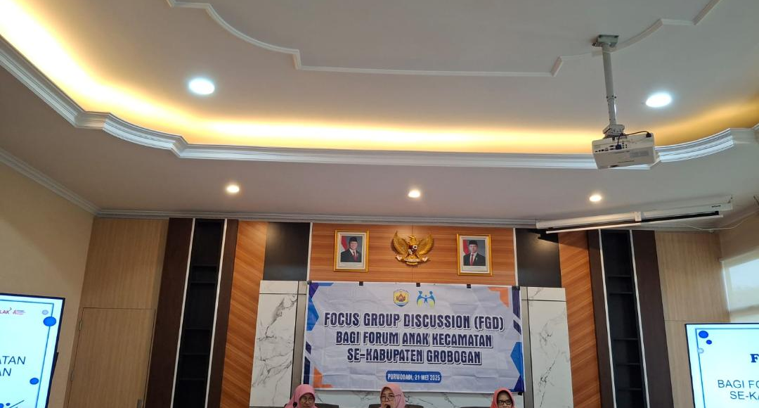 Kegiatan Focus Group Discussion Forum Anak Kecamatan se-Kabupaten Grobogan