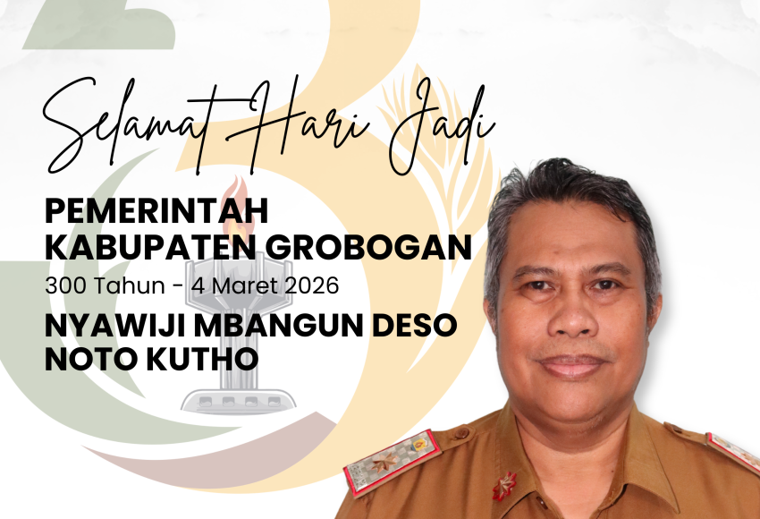 Selamat hari jadi kabupaten grobogan