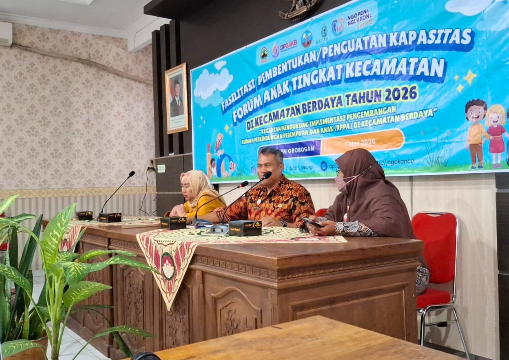 Fasilitasi Pembentukan Penguatan Kapasitas Forum Anak Tingkat Kecamatan di Kecamatan Berdaya