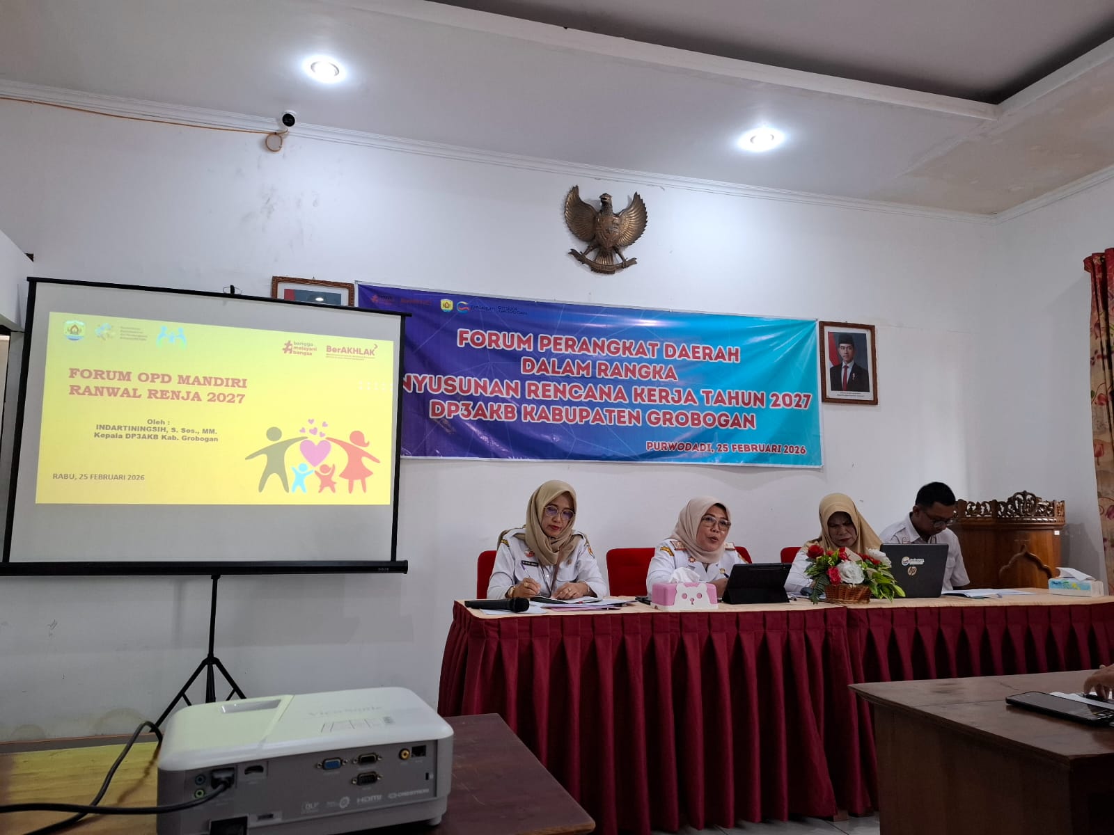 Matangkan Program 2027, DP3AKB Grobogan Gelar Forum Lintas Perangkat Daerah